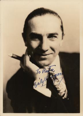 Lot #733 Bela Lugosi Signed Photograph