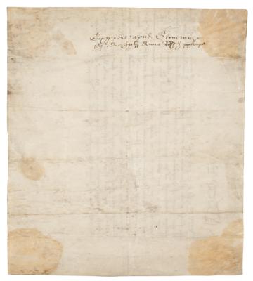 Lot #150 King Henry VIII Document Signed - Image 2