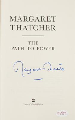 Lot #306 Margaret Thatcher Signed Book - Image 2