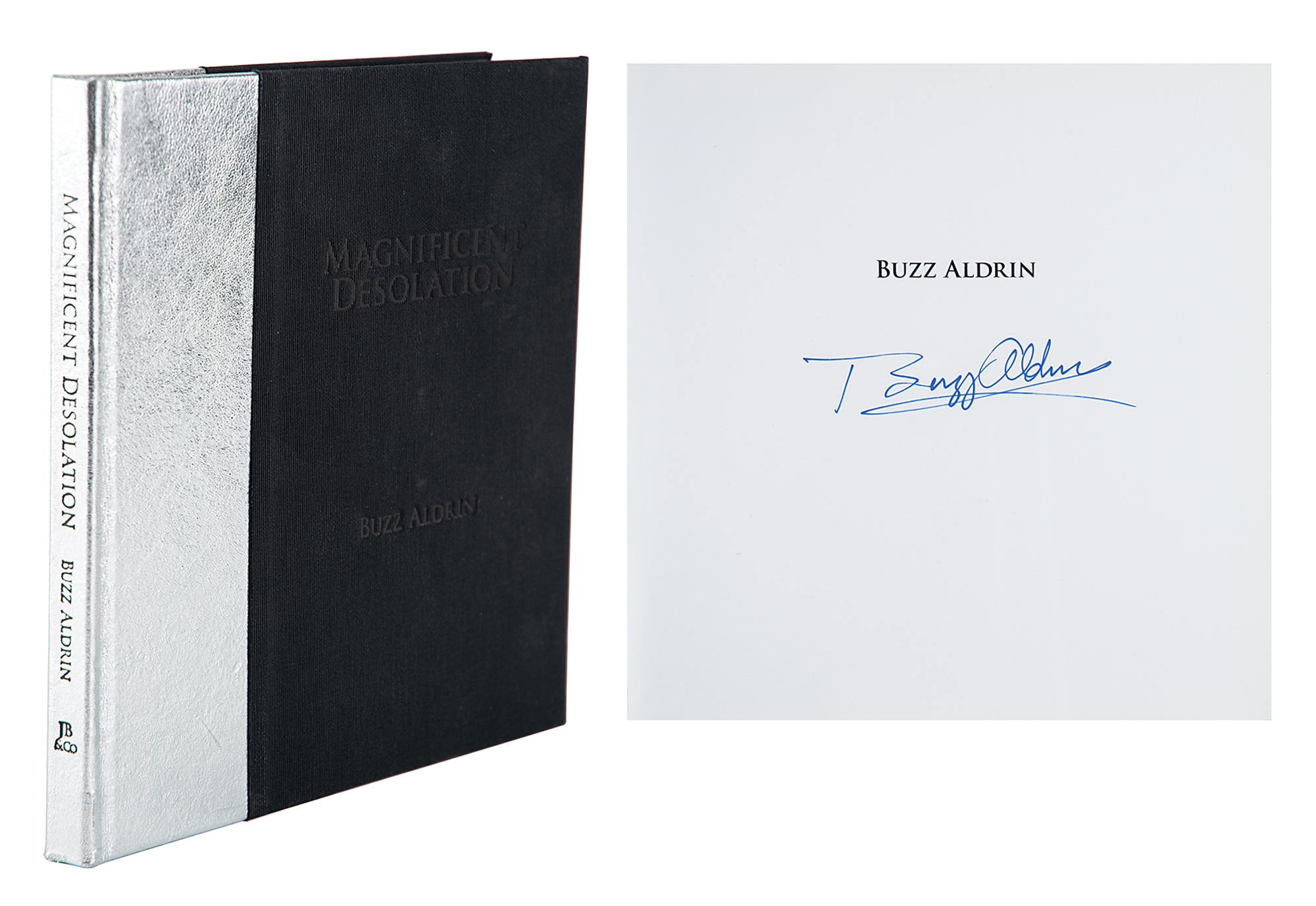 Lot #380 Buzz Aldrin Signed Book