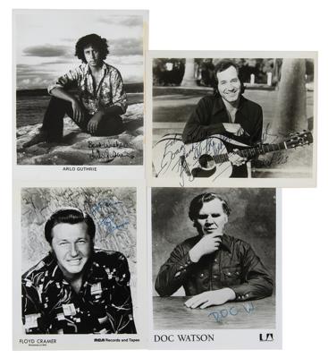 Lot #632 Country and Folk (4) Signed Photographs - Image 1