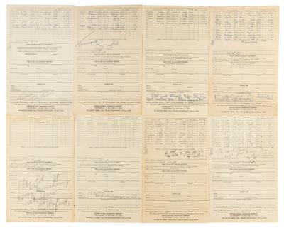 Lot #792 Entertainers (16) Signed Cab Driver's Log - Image 2