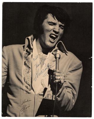Lot #561 Elvis Presley Signed Photograph