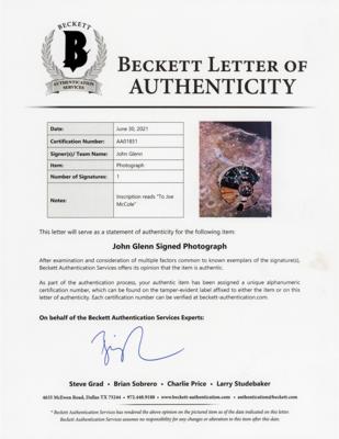 Lot #389 John Glenn (4) Signed Oversized NASA Photographs - Image 5
