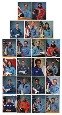 Lot #397 Space Shuttle Astronauts (25) Signed Photographs