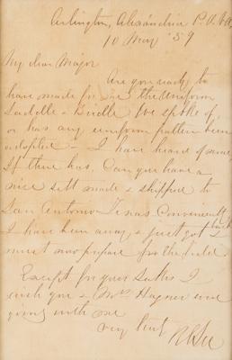 Lot #327 Robert E. Lee Autograph Letter Signed - Image 2
