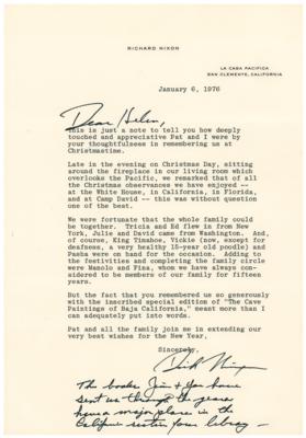 Lot #20 Richard Nixon (2) Typed Letters Signed - Image 2