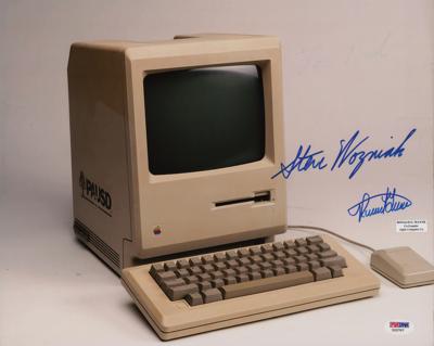 Lot #163 Apple: Wozniak and Wayne Signed Photograph