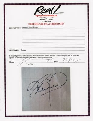 Lot #562 Prince Signature - Image 2