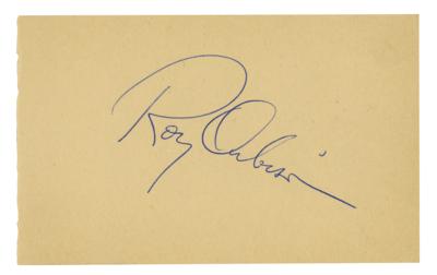 Lot #670 Roy Orbison Signature