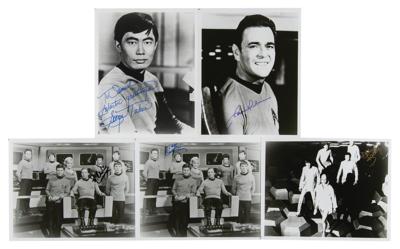 Lot #892 Star Trek (5) Signed Photographs - Image 1