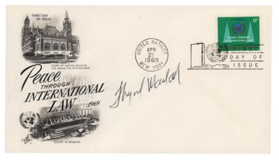 Lot #265 Thurgood Marshall Signed First Day Cover