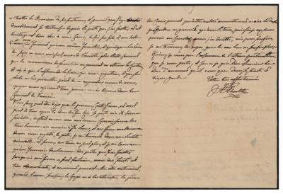 Lot #215 Hedvig Elisabeth Charlotte of Holstein-Gottorp Autograph Letter Signed - Image 2