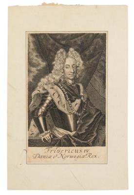 Lot #244 King Frederick IV of Denmark Letter Signed - Image 4