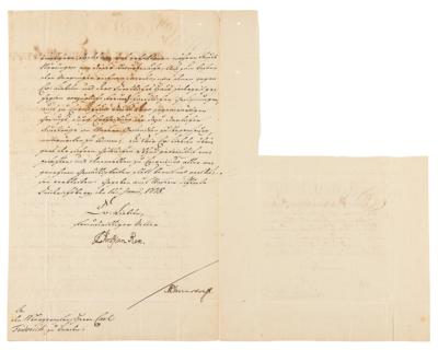 Lot #239 King Christian VII of Denmark Letter Signed - Image 2