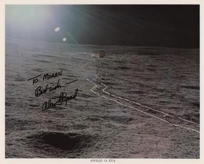 Lot #395 Alan Shepard Signed Photograph