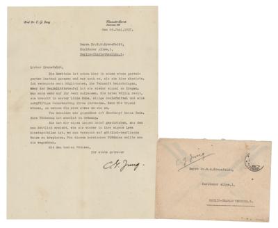 Lot #135 Carl Jung Typed Letter Signed - Image 1