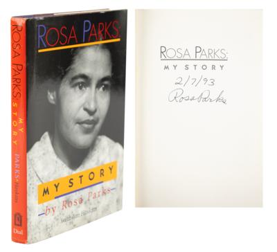 Lot #281 Rosa Parks Signed Book