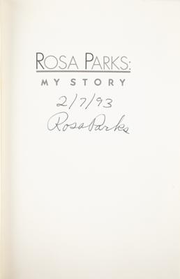 Lot #281 Rosa Parks Signed Book - Image 2