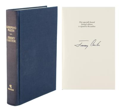 Lot #37 Jimmy Carter Signed Book