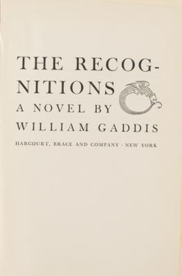 Lot #488 William Gaddis: First Edition of The Recognitions - Image 2