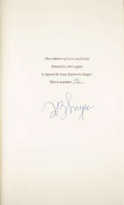 Lot #509 Isaac Bashevis Singer Signed Book - Image 2