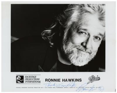 Lot #660 Ronnie Hawkins Signed Photograph - Image 1