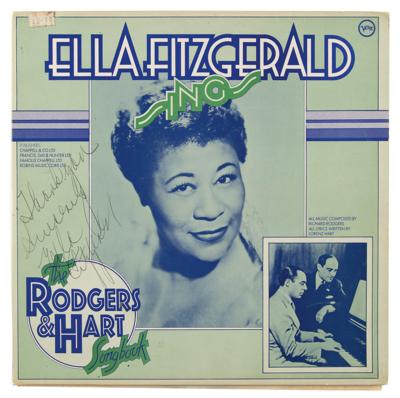 Lot #603 Ella Fitzgerald Signed Album