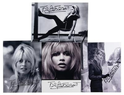 Lot #757 Brigitte Bardot (4) Signed Photographs - Image 1