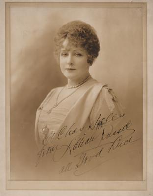 Lot #887 Lillian Russell Signed Photograph