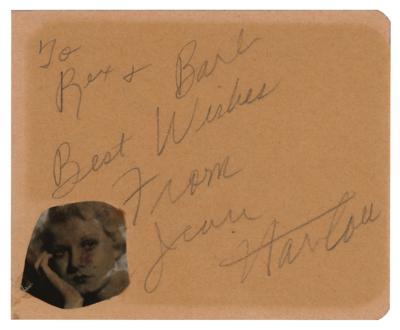 Lot #715 Jean Harlow Signature
