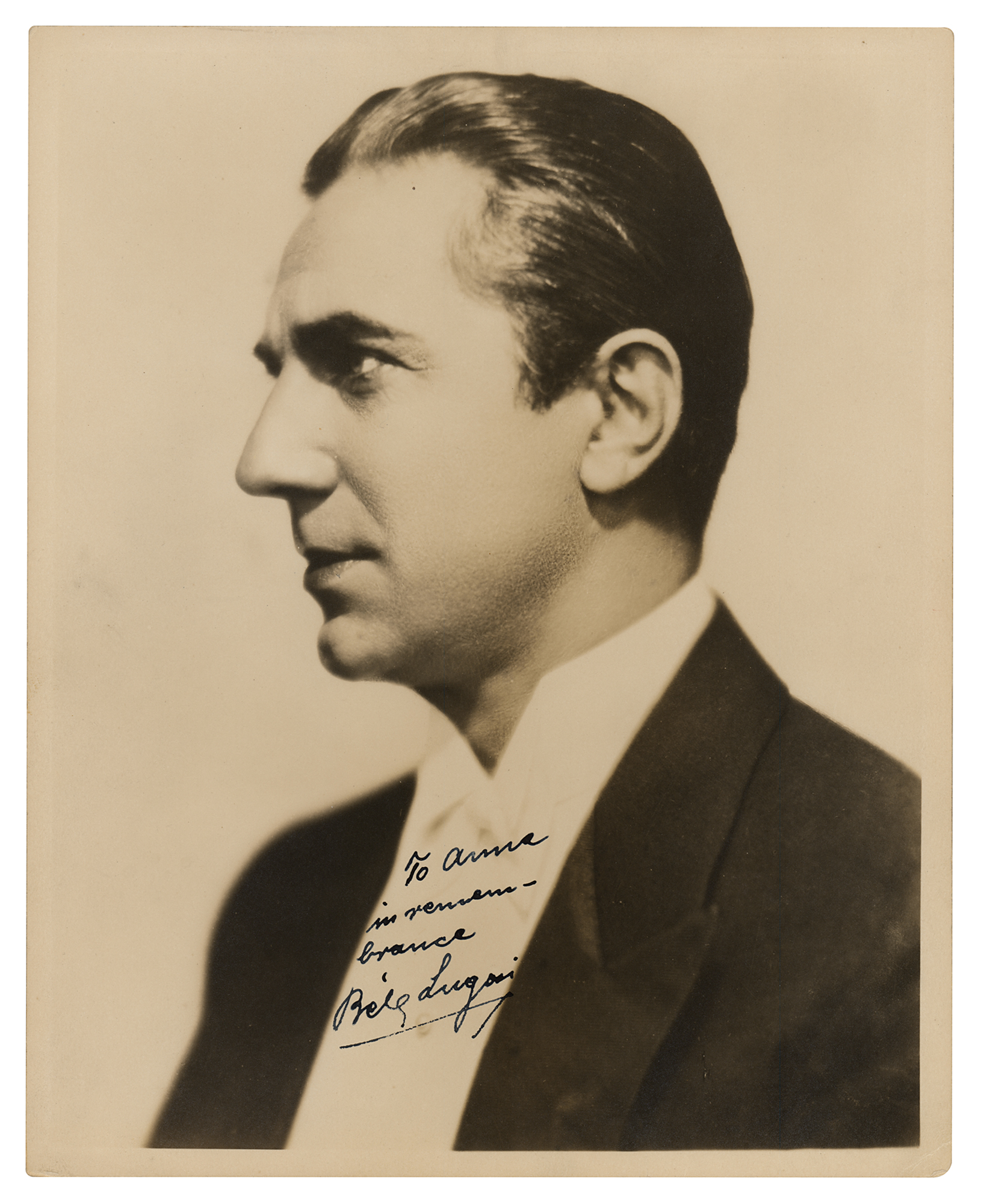 Lot #725 Bela Lugosi Signed Photograph