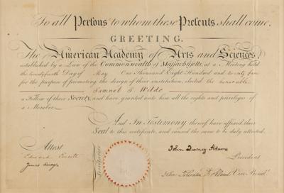 Lot #2 John Quincy Adams Document Signed as President - Image 2