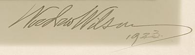 Lot #10 Woodrow Wilson Signed Photograph - Image 2