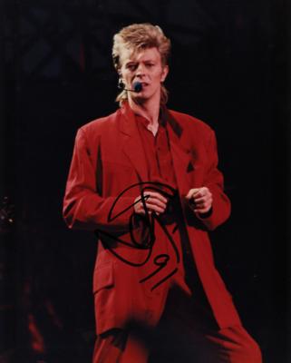 Lot #646 David Bowie Signed Photograph