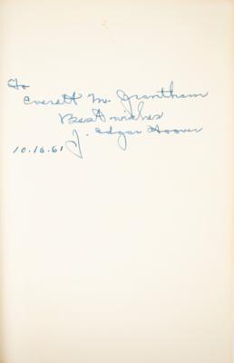 Lot #224 J. Edgar Hoover Signed Book - Image 2