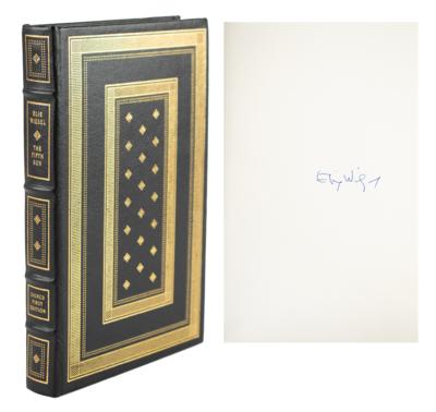 Lot #319 Elie Wiesel Signed Book