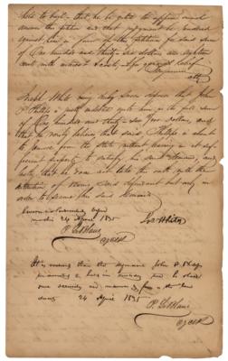 Lot #170 Judah P. Benjamin Autograph Document Signed