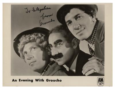 Lot #855 Groucho Marx Signed Photograph