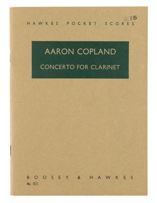 Lot #572 Aaron Copland Signed Sheet Music Booklet - Image 3