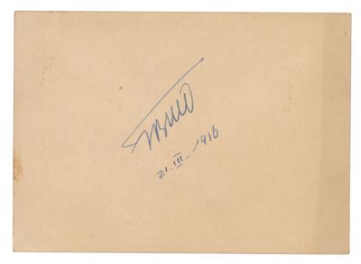 Lot #310 Josip Tito Signature - Image 1