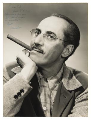 Lot #726 Groucho Marx Signed Photograph
