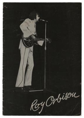 Lot #669 Roy Orbison Signed 1975 Tour Program - Image 2