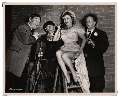 Lot #911 Three Stooges: Moe Howard Signed Photograph