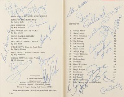 Lot #936 Basketball's Greatest Stars (100+) Signed Book - Image 5