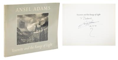 Lot #412 Ansel Adams Signed Book