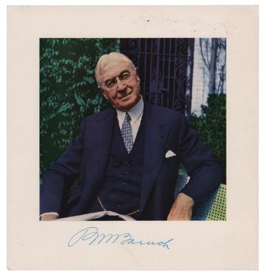 Lot #168 Bernard Baruch Signed Photograph and Signed Book - Image 4