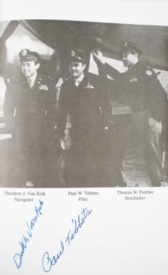 Lot #343 Enola Gay: Paul Tibbets and Theodore 'Dutch' Van Kirk Signed Book - Image 2