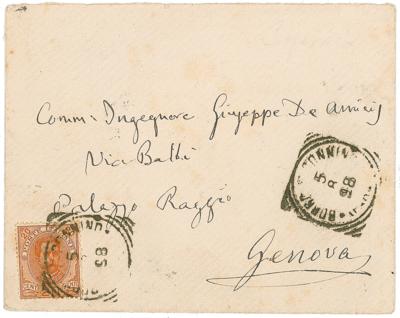 Lot #592 Giuseppe Verdi Hand-Addressed Mailing Envelope
