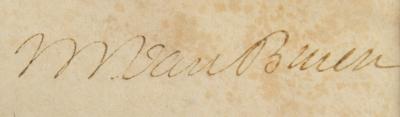 Lot #3 Martin Van Buren Document Signed as President - Image 3